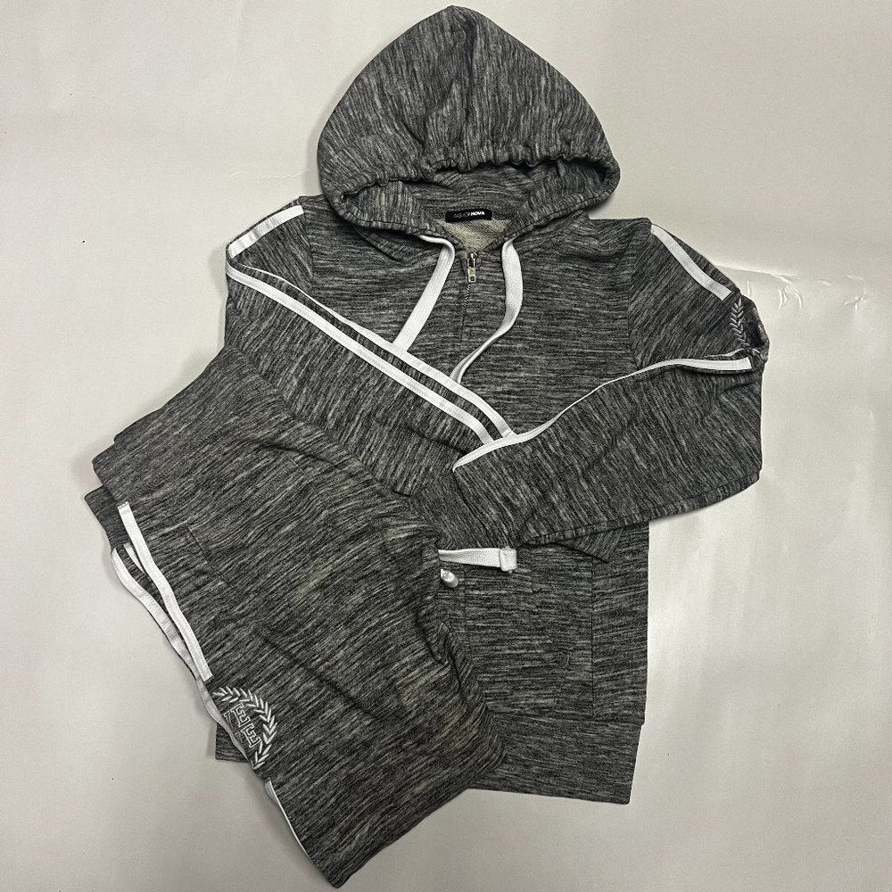 Fashion Nova Sweat Jacket and Pants Set